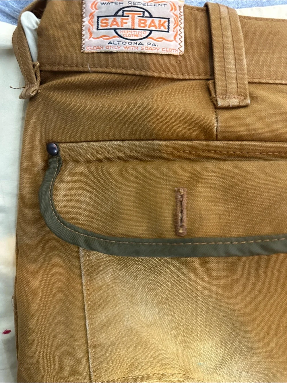 Men's Two-Tone Brown/Olive Reinforced Chinos